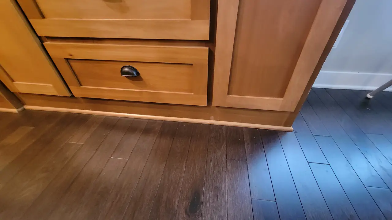 Hardwood flooring detail