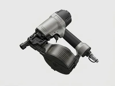 Illustration: Coil roofing nailer