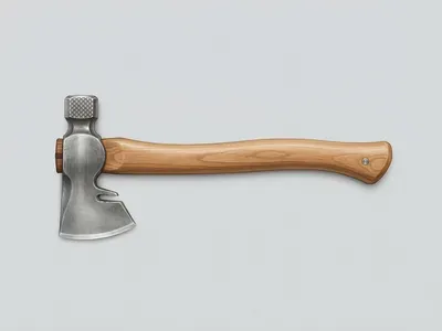Illustration: Roofing hatchet