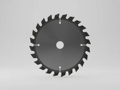 Illustration: Fiber-cement (PCD-tipped) circular saw blade